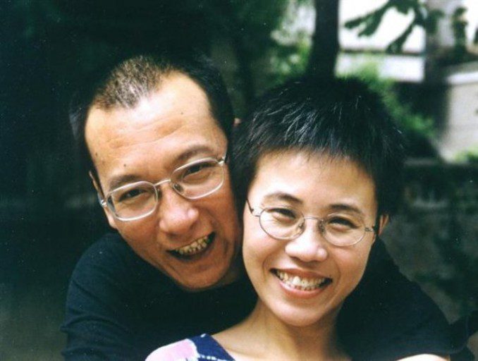 刘晓波与妻子刘霞