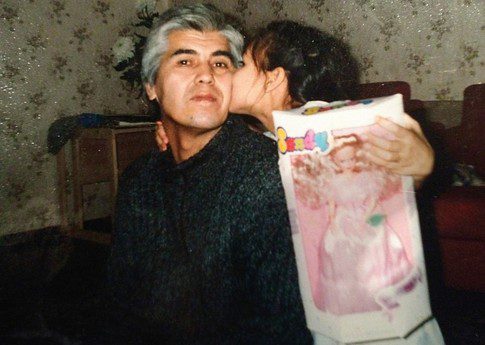 Undated photograph shows Muhammad Bekzhanov with one of his daughters. In 1999, Uzbekistani security forces tortured journalist Muhammad Bekzhanov, editor of a banned opposition newspaper. They beat him with rubber truncheons, suffocated him and gave him electric shocks until he confessed to “anti-state” offences. Even though Uzbekistan has signed up to the UN Convention against Torture which absolutely bans torture and the use of evidence obtained under duress, its courts routinely rely on “confessions” obtained in the most brutal ways imaginable. At trial, a judge dismissed Muhammad’s allegations that he was tortured and used his “confession” to sentence him to 15 years in prison.