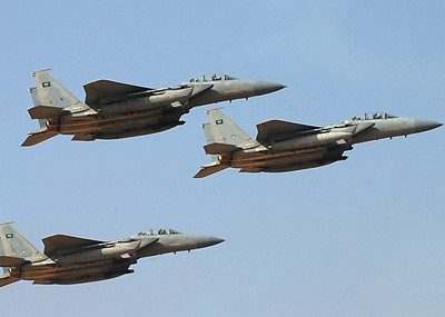 Jet fighters of the Saudi Royal air force