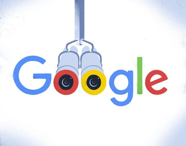 google logo with camera